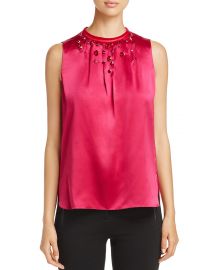 Elie Tahari Betsy Embellished Blouse  at Bloomingdales